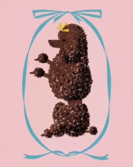 Fluffy Prints: Poodle Portrait