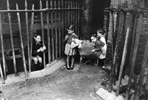 Railings Prints: Poor Children