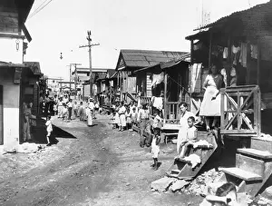 Poor Families on La Perla Street