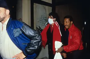 A065521 Prints: Pop Star Wears Surgical Mask