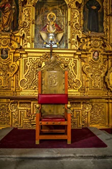 Images Dated 24th March 2016: Pope Chair in Metropolitan Cathedral in Mexico City