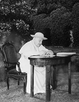 Pope John XXIII Vacationing in Italy