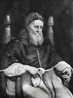 Skullcap Prints: Pope Julius II by Raphael and Workshop