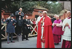 Pope Paul VI During Ash Wednesday Ceremonies