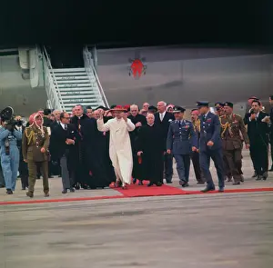 Hussein Prints: Pope Paul VI Being Escorted