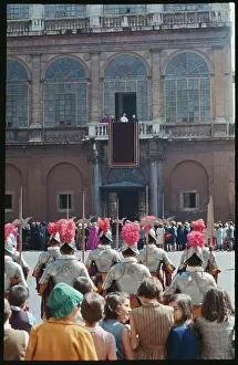 Halberd Prints: Pope Paul VI at Swearing In Ceremony