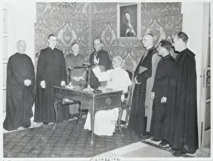 Pope Pius XII Addressing Radio Audience