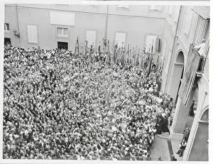 Pope Pius XII Blessing Followers