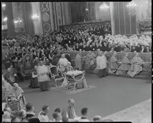 Pope Pius XII Kneeling in Prayer