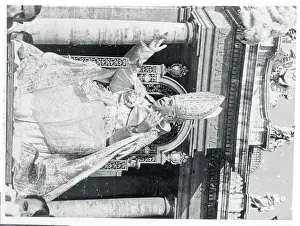 Pope Pius XII Sitting in Chair