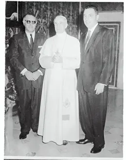 Pope Pius XII Welcomes United States Secretary of State to the Vatican