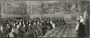 Pope and Religious Clerics During Dedication