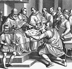 Pope Sixtus V with Architects