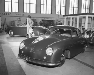 Coupe Prints: Porsche 356 Coupe and Convertible at Berlin Auto Show