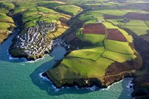 Images Dated 17th August 2011: Port Isaac from above