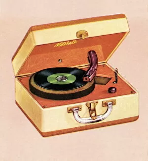 Gramophone Gallery: Portable record player
