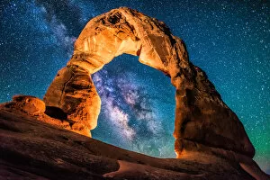 Nightscape Collection: A Portal to the Milky Way at Delicate Arch