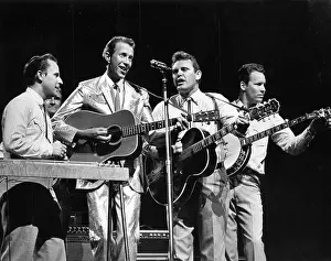 Porter Wagoner Performs With His Band