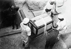 Porter Prints: Porters Carrying Chest From King Tut's Tomb