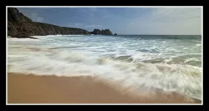 Images Dated 11th September 2011: Porthcurno beach