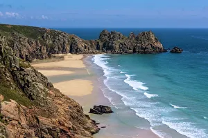 Images Dated 26th July 2013: Porthcurno Blue s