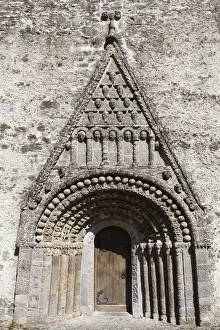 Alluring Doorway Prints: Portico with pediment, St. Brendans Cathedral
