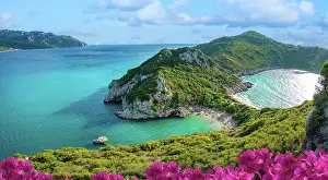 Shore Prints: Porto Timoni beach, Corfu, Greece