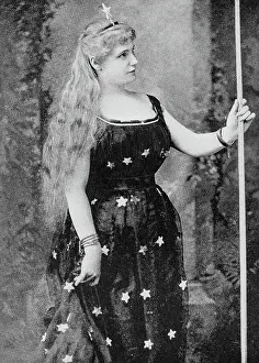 Legends And Icon Prints: Portrait of 19th century stage celebrities: Emma Juch