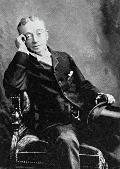 Legends And Icon Prints: Portrait of 19th century stage celebrities: James Lewis
