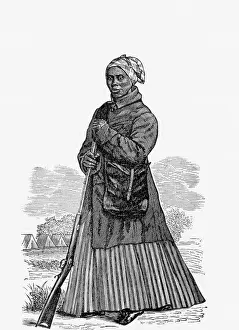 Abolitionism Prints: Portrait of Abolitionist Harriet Tubman
