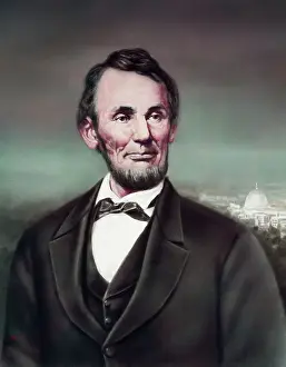 Capitol Prints: Portrait of Abraham Lincoln after a painting by George Henry Storey