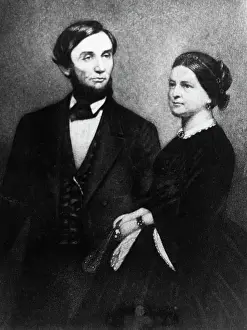 Bracelet Prints: Portrait of Abraham and Mary Todd Lincoln