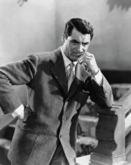 Portrait of Actor Cary Grant in Pensive Pose