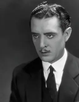 Portrait Of Actor John Gilbert W/Mustach