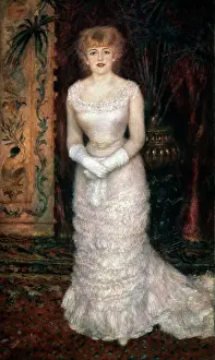 Glove Prints: Portrait of the Actress Jeanne Samary, 1878. Artist: Pierre-Auguste Renoir