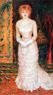 Glove Prints: Portrait of the Actress Jeanne Samary, 1878. Artist: Pierre-Auguste Renoir