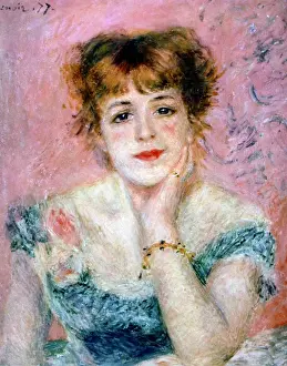 Portrait of the Actress Jeanne Samary by Auguste Renoir