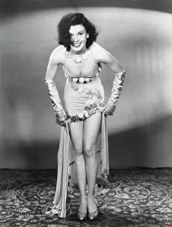 Playful Prints: Portrait of Actress Pat Wing Lifting Her Dress