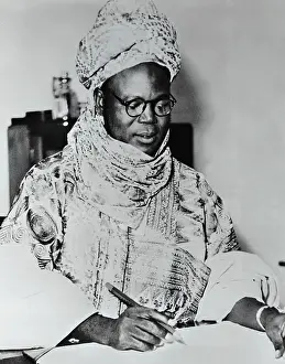 Nigeria Prints: Portrait of Ahmadu
