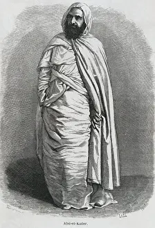 Reverence Prints: Portrait of Algerian Leader Abdelkader in Swaddling Garments