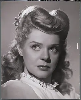 Prints of Headshoulders photo of American actress Alice Faye(1915-1998). Born Alice Jeanne Leppert, she first came to Hollywood singing for band leader Rudy Vallee. Undated At The Movies: Portrait of Alice Faye