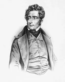 Dignity Prints: Portrait of Alphonse de Lamartine