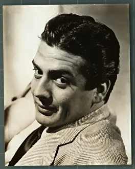 Portrait of American Actor Victor Mature