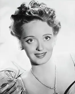 Portrait of American Actress Bette Davis