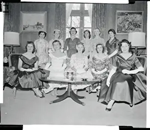 Winthrop W Prints: Portrait of American Debutantes