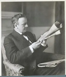 Editor Prints: Portrait of American Newspaperman and Statesman Josephus Daniels