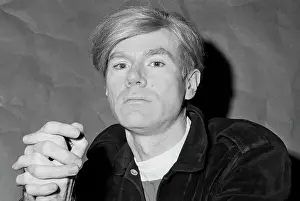 Visual Artists Prints: Portrait of Andy Warhol, 1966