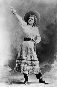 Costume Prints: Portrait of Annie Oakley