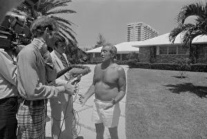 Portrait of Anthony Provenzano with Newsmen