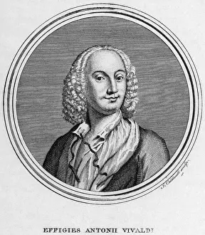 Portrait of Antonio Vivaldi by James Caldwall